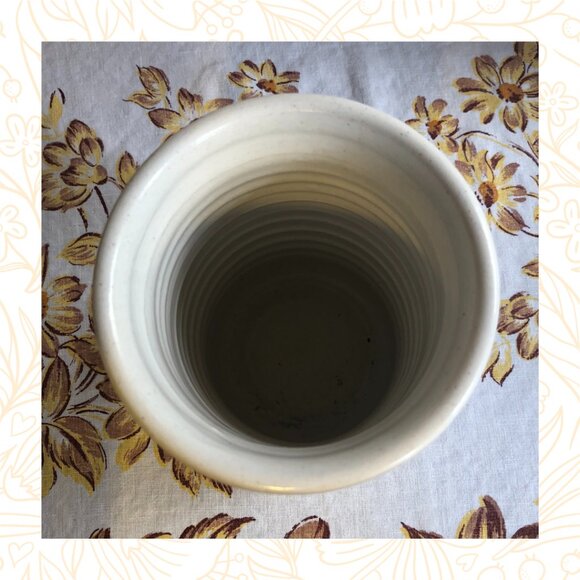 Art Pottery Vase/Utensil Holder - Picture 5 of 6